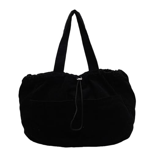 Sbshiouu Achseltasche mit großem Fassungsvermögen, für Damen und Mädchen, leger, Pendler, Kordelzug, Schultertasche, Cord, Unterarm, Schule, große Kapazität, Schulter für Damen, Kordelzug Sbshiouu Achseltasche mit großem Fassungsvermögen, für Damen und Mädchen, leger, Pendler, Kordelzug, Schultertasche, Cord, Unterarm, Schule, große Kapazität, Schulter für Damen, Kordelzug von Sbshiouu