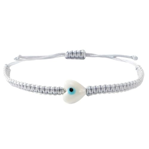 Sbshiouu Buntes Perlenverstellbares Armband Mit Symbolischen Augendesigns Tragbarer Schmuck Geschenk Handgefertigt Handgewebte Armband von Sbshiouu