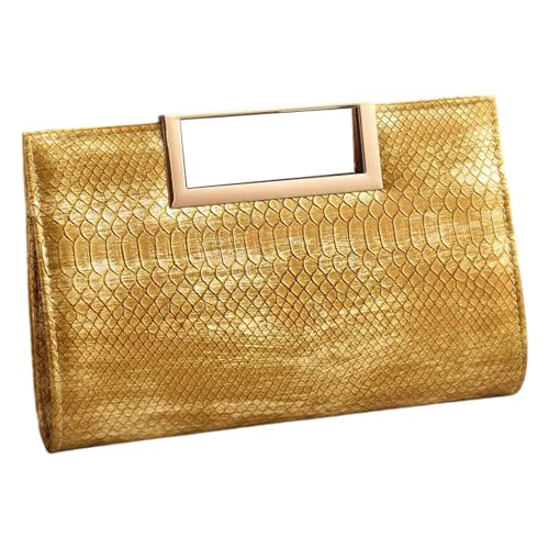 Sbshiouu Damenbeutel PU Leder Schulterumschlag Abend Elegante Handtasche Kette Crossbod von Sbshiouu