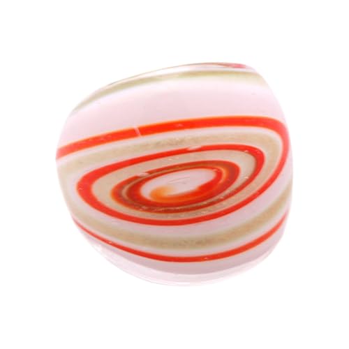 Sbshiouu Kulturelle Fusionen Draht Eingewickelt Blumenglasringe Galaxyed Inspire Schmuck Handgefertigt Komfortable Ethnische Stile Glasschmuck von Sbshiouu