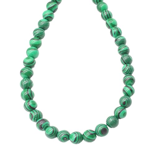 Sbshiouu Malachit Runde Perlen String Schmuck Herstellung Von Natursteinfahrzeugen Für Ohrringe Armbänder Die Natürliche Malachitbar Machen von Sbshiouu