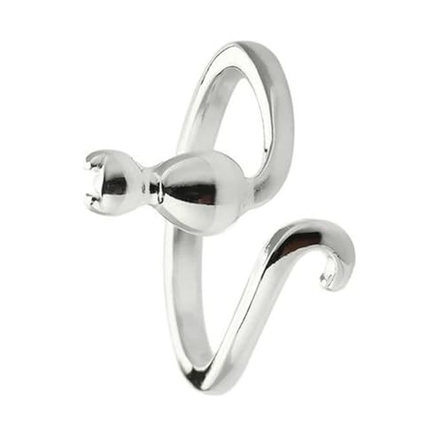 Sbshiouu Metallhäkelringe Verstellbare Garne Spannringe Stylish Strick Loop Finger Accessoire Für Enthusiasten Fingerhalter Für Schneller von Sbshiouu