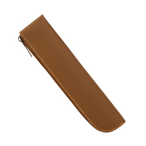 Sbshiouu PU Lederstifte Hülle Praktische Tasche Große Kapazität Stiftbeutel Einfache Tasche Organisatoren Große Kapazität PU Lederbeutel Einfacher Beutel von Sbshiouu