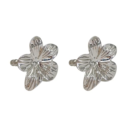 Sbshiouu Stern-Ohrmanschette, Blume, Damenschmuck, Sonne, bequemer Ohrclip, Mond, Ohrschmuck, Party, Ohrclip, lässiges Ohr, 2*2CM, Metall von Sbshiouu