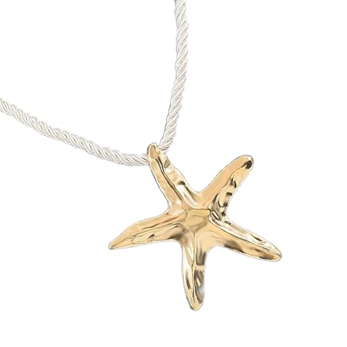 Sbshiouu Verstellbare Halskette für Damen und Mädchen, Ozeanischer Strandschmuck, handgefertigt mit Seilkette, Urlaubsgeschenk, handgefertigte Halskette mit Ozeanik-Thema, Einheitsgröße, Wie von Sbshiouu