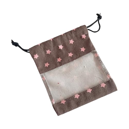 Sternmuster Kosmetische Tasche Wandertasche Klar Make Up Draw String Multifunktionaler Aufbewahrungstaschen Kosmetische Beutel Make Up Draw String Star Muster Schmuck Schmuck von Sbshiouu