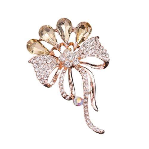 Strasssteine dekorierte Brosche Metall Vintage Kleidung Accessoire Legierung Textur SPARKLING PIN Geeignet Für Formelle Veranstaltung Elegante Blumenstift Strasssteine dekorierte Brosche Metall Vintage Kleidung Accessoire Legierung Textur SPARKLING PIN Geeignet Für Formelle Veranstaltung Elegante Blumenstift von Sbshiouu