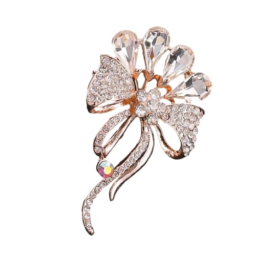 Strasssteine dekorierte Brosche Metall Vintage Kleidung Accessoire Legierung Textur SPARKLING PIN Geeignet Für Formelle Veranstaltung Elegante Blumenstift Strasssteine dekorierte Brosche Metall Vintage Kleidung Accessoire Legierung Textur SPARKLING PIN Geeignet Für Formelle Veranstaltung Elegante Blumenstift von Sbshiouu