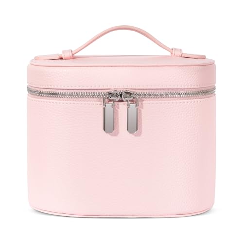 Make-up-Tasche, Reise-Make-up-Tasche mit Fächern und Griff, tragbare Kosmetik-Organizer-Tasche, Kulturbeutel für Damen Make-up-Tasche, Reise-Make-up-Tasche mit Fächern und Griff, tragbare Kosmetik-Organizer-Tasche, Kulturbeutel für Damen von Sbuxhrkid