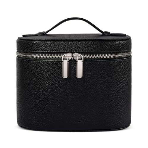 Make-up-Tasche, Reise-Make-up-Tasche mit Fächern und Griff, tragbare Kosmetik-Organizer-Tasche, Kulturbeutel für Damen Make-up-Tasche, Reise-Make-up-Tasche mit Fächern und Griff, tragbare Kosmetik-Organizer-Tasche, Kulturbeutel für Damen von Sbuxhrkid