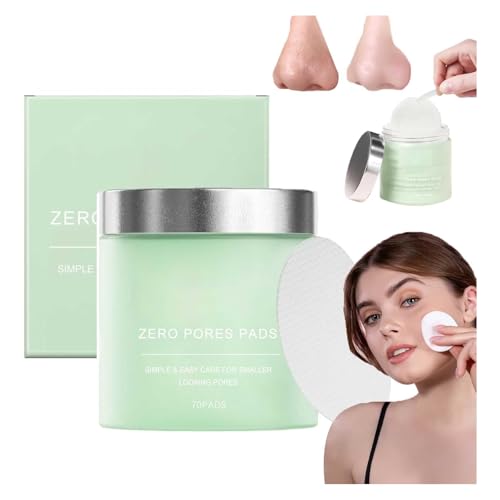 70 Stück Peeling Gesichts Reinigungspads,Koreanische Tiefenreinigungspads,Gesichtstücher zur Mitesser-Reinigung,Langzeitpflege Gesicht Körper Ölkontrolle,Glättet Hautbild Make-up-Entferner von Sbyhbhyds
