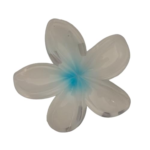 Ei-Blume Haarklammer für Dickes Dünnes Haar,1 Stück rutschfeste Acryl niedliche Blumen Haarspangen Große Haarklammern für Frauen Mädchen Haarstyling Strand Party Pool Zubehör (J-1, One Size) von Sbyhbhyds