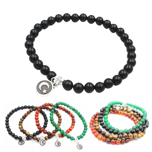 Gebetskette Islam Perlen Stretch Armband Muslimische Mala Halskette Gebetsperlen,Muslim Tasbih Misbaha Gebet Perlenarmband für Frauen Männer Geschenk,Unisex Rosenkranz Gebetsarmband (Black, One Size) Gebetskette Islam Perlen Stretch Armband Muslimische Mala Halskette Gebetsperlen,Muslim Tasbih Misbaha Gebet Perlenarmband für Frauen Männer Geschenk,Unisex Rosenkranz Gebetsarmband (Black, One Size) von Sbyhbhyds