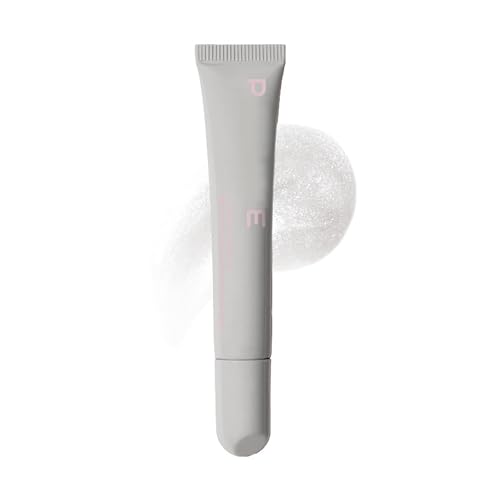 Lipgloss Lip Butter Balm,Lippenbutterbalsam feuchtigkeitsspendender pflegender Lipgloss,nicht klebrig,lang anhaltender Lippenstift für trockene Lippen,weiches,geschmeidiges Lippenöl (Light Gray) von Sbyhbhyds