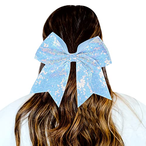 Mädchen Scrunchies mit bunt Schleife 1 Stück,Haargummis Hair Bowknot Scrunchie,Ribbon Bobbles Band Haarbänder,Pferdeschwanzhalter Schal Haarring Niedlicher Haarschmuck für Frauen Mädchen von Sbyhbhyds