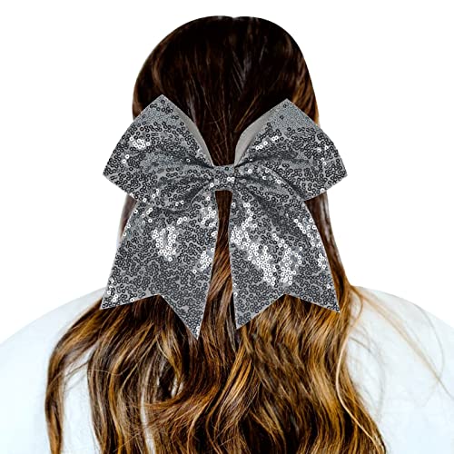Mädchen Scrunchies mit bunt Schleife 1 Stück,Haargummis Hair Bowknot Scrunchie,Ribbon Bobbles Band Haarbänder,Pferdeschwanzhalter Schal Haarring Niedlicher Haarschmuck für Frauen Mädchen von Sbyhbhyds