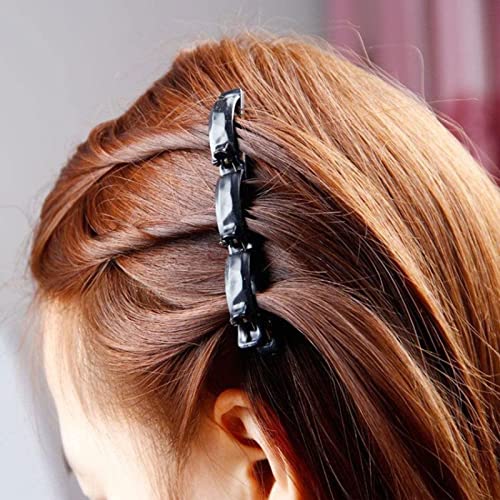 Hohle geflochtene Haarspange Schwarz Headwear Frauen Nette Haarspangen Hairgrip Haarnadeln Mode Zubehör Haar Geflochten von Sbyzm