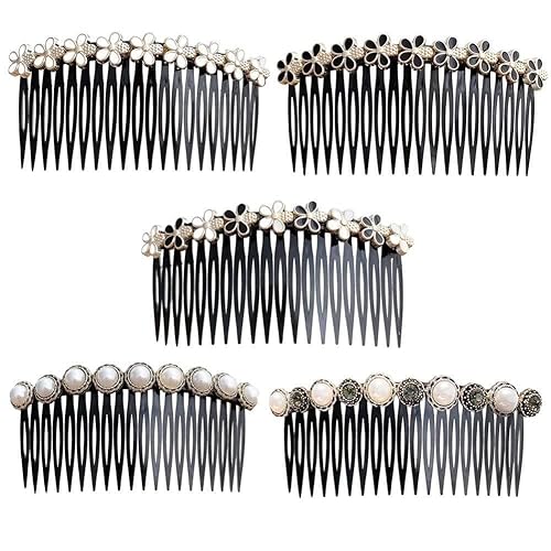 Mode Frauen Haarnadeln Vintage Strass Perle Gebrochen Haar Kamm Haar Klauen Headwear Zubehör Mit Clip Weibliche von Sbyzm