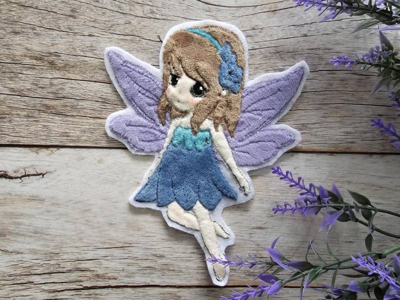 Applikation Fee Als Aufnäher, Bügelpatch Oder Patch Für Den Schulranzen von ScaBaDesignArts