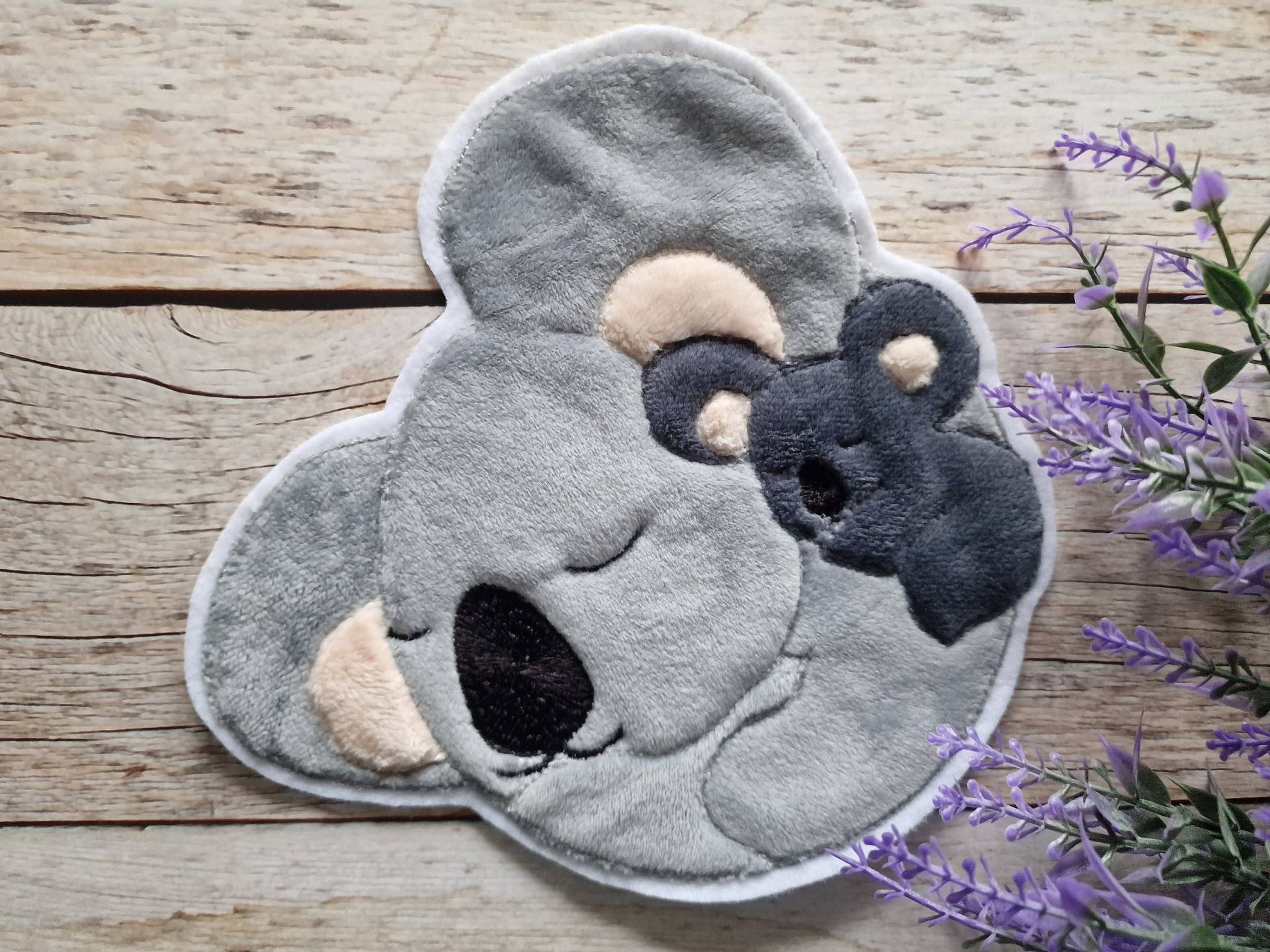 Applikation Koala Als Aufnäher, Bügelpatch Oder Patch Für Den Schulranzen von ScaBaDesignArts