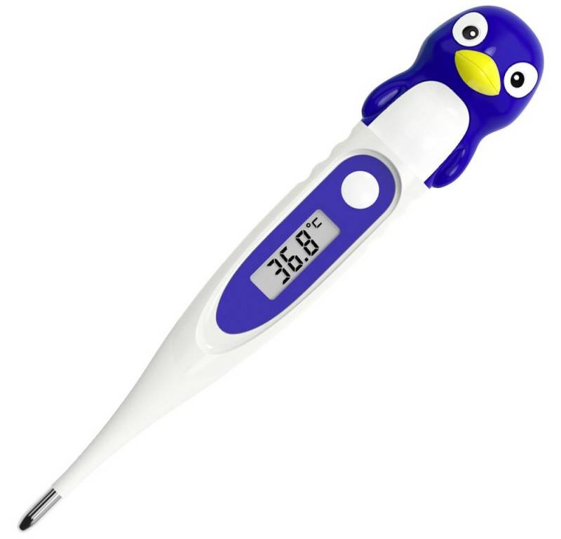 Scala Fieberthermometer Scala SC 44 Pinguin Sauggriff Mit Fieberalarm, Wasserfest von Scala