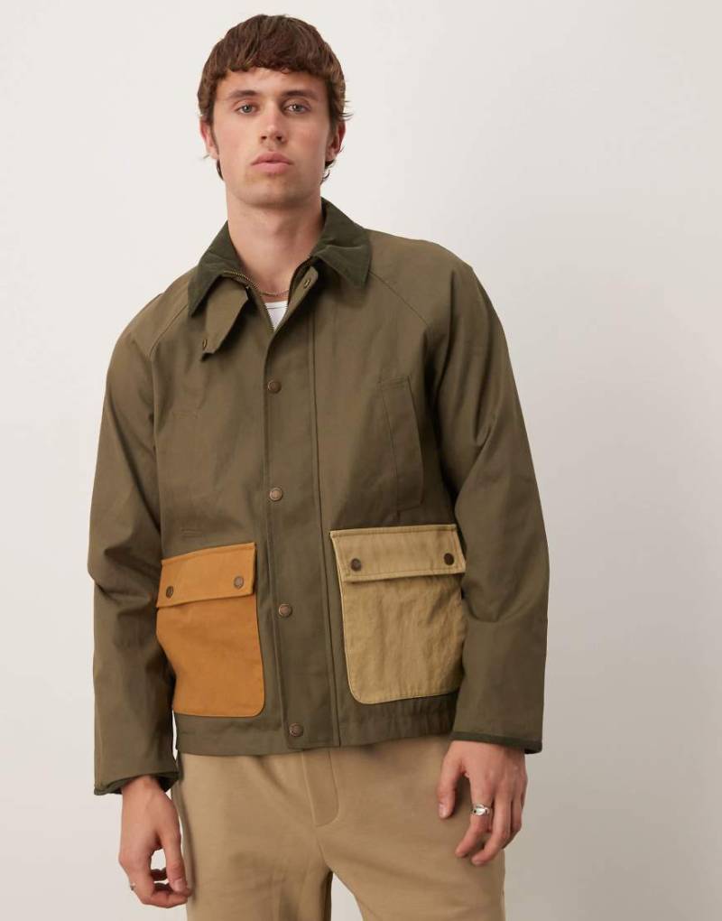 Scalpers - Alan - Jacke in Khaki-Grün von Scalpers