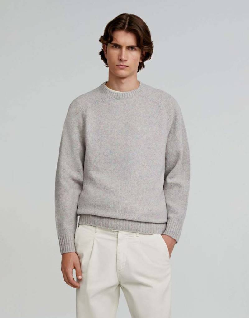 Scalpers - Alan - Strickpullover in Hellgrau von Scalpers