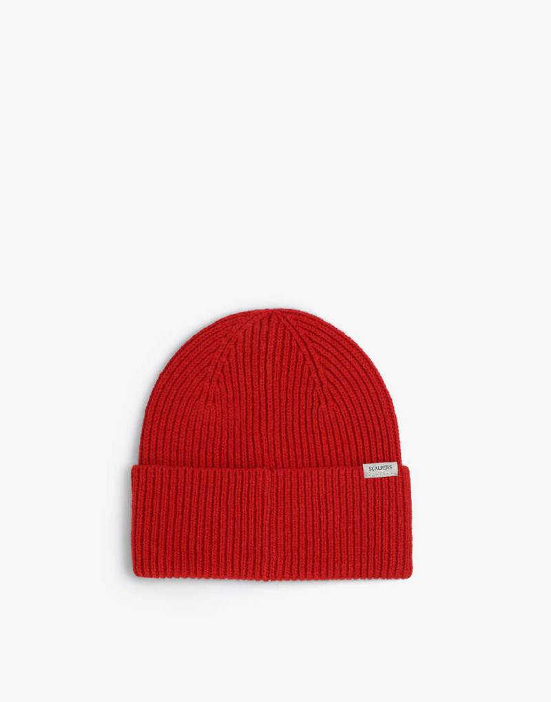 Scalpers - Aston - Strickmütze in Rot von Scalpers