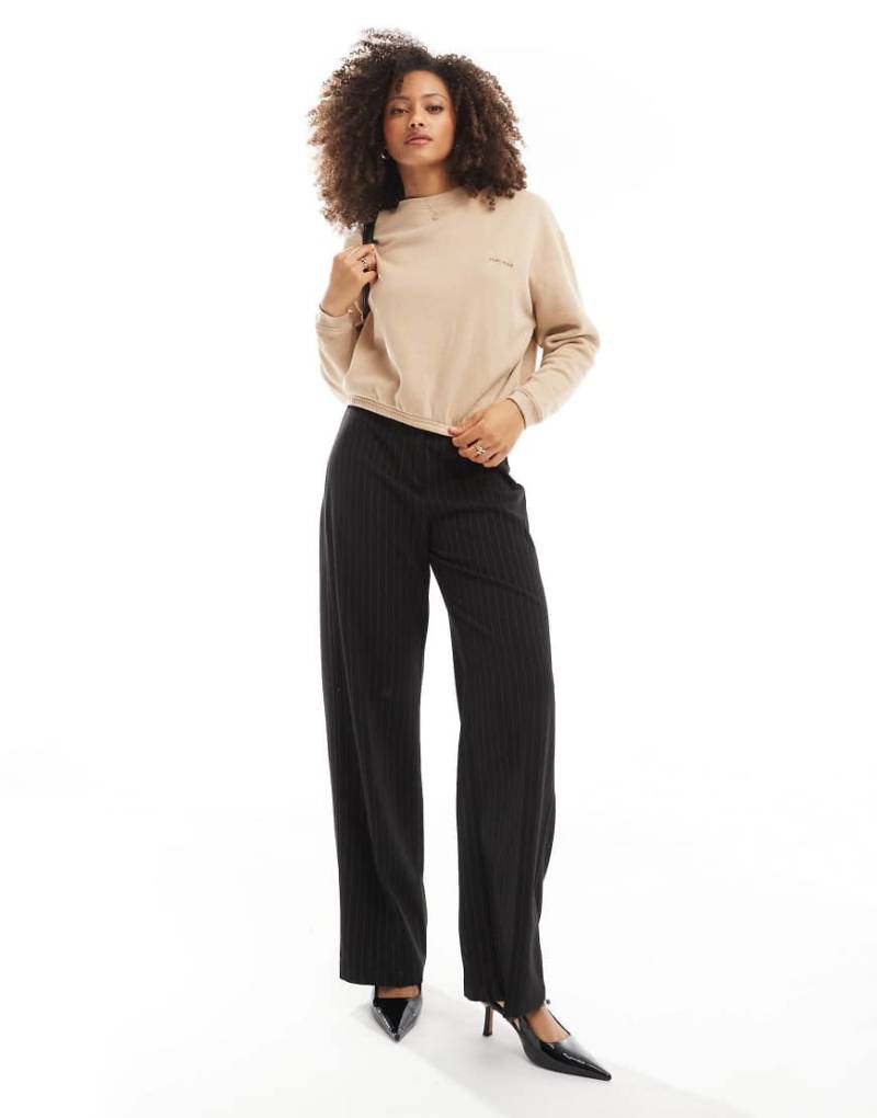 Scalpers - Basic Band - Sweatshirt in Camel-Neutral von Scalpers
