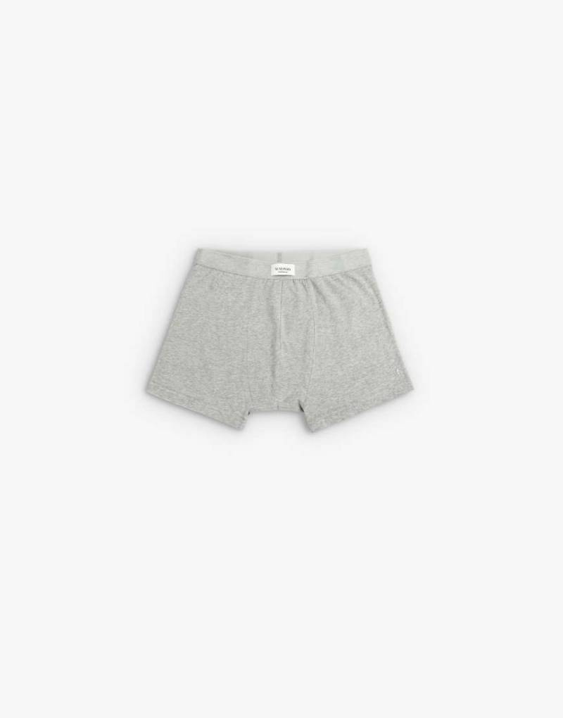 Scalpers - Basic-Boxershorts in meliertem Grau von Scalpers