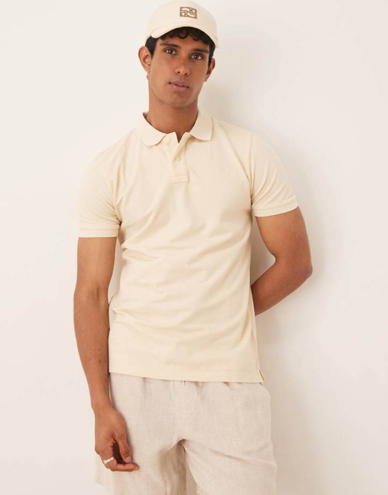 Scalpers - Basic II - Polohemd in Beige-Neutral von Scalpers