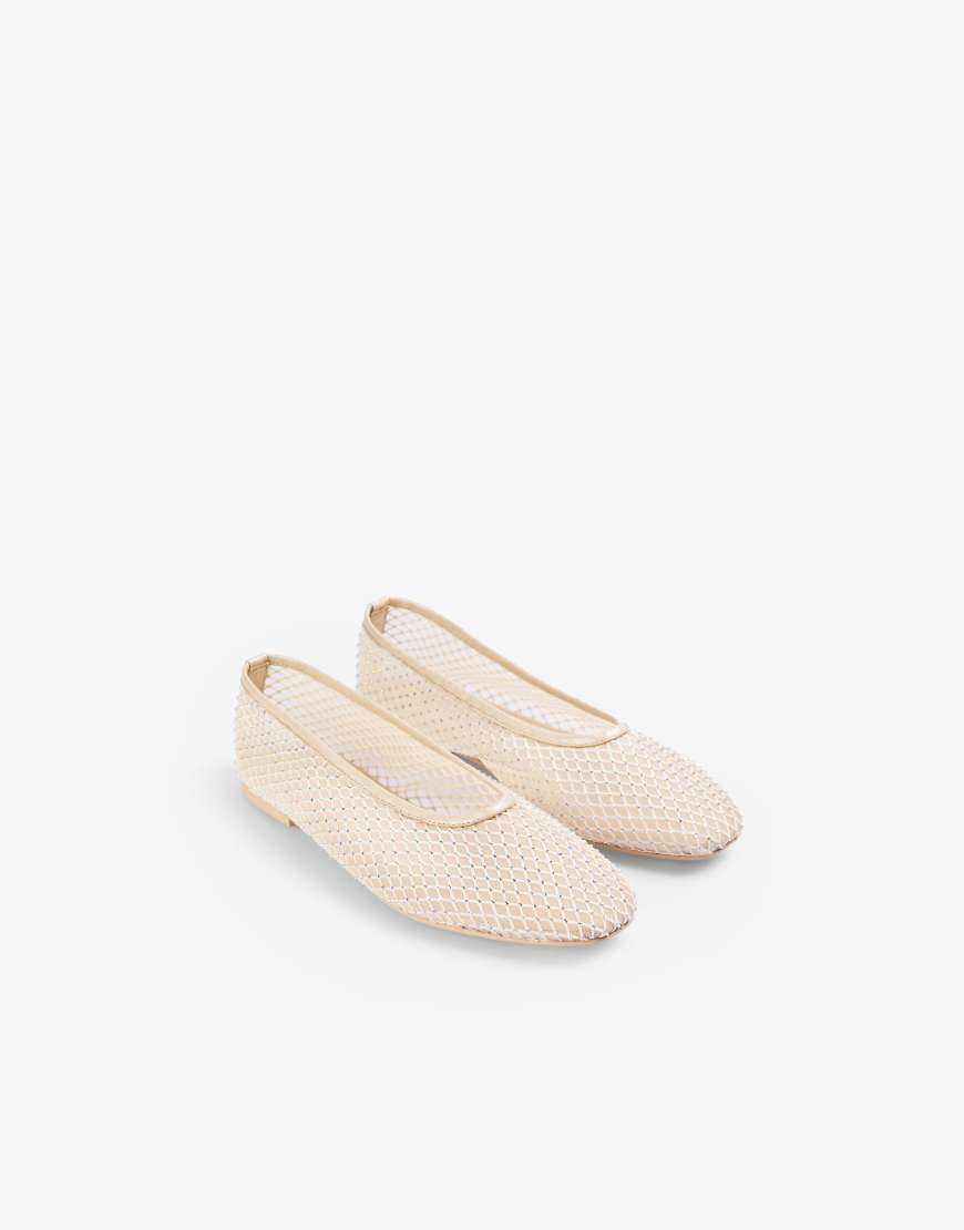 Scalpers - Brilliant - Ballerinas in Natur-Neutral von Scalpers