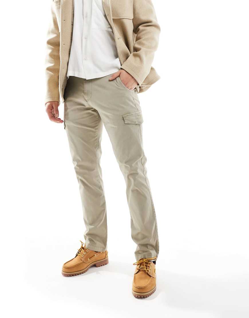 Scalpers - Cargohose in dunklem Taupe-Neutral von Scalpers