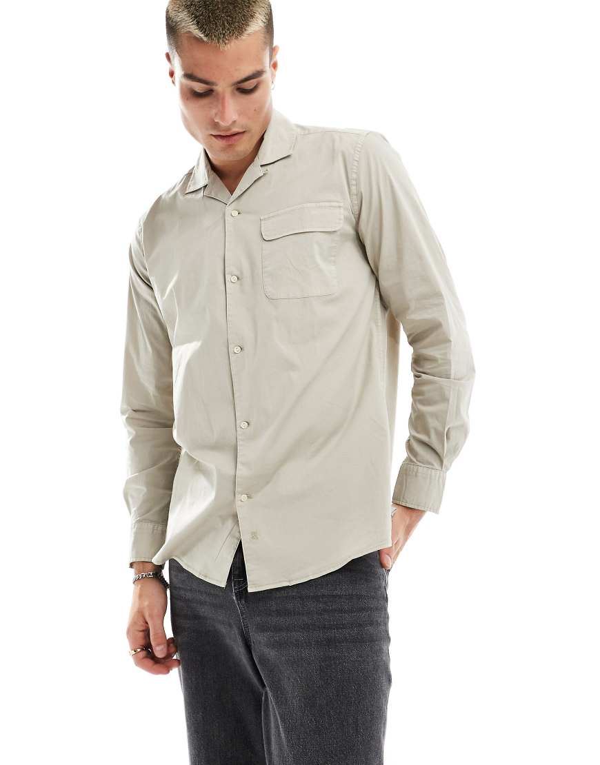Scalpers - Class - Freizeithemd in hellem Khaki-Grün Scalpers - Class - Freizeithemd in hellem Khaki-Grün von Scalpers