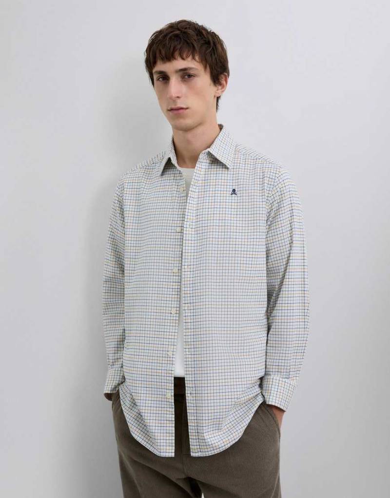 Scalpers - Country K - Hemd in senfgelb kariert von Scalpers