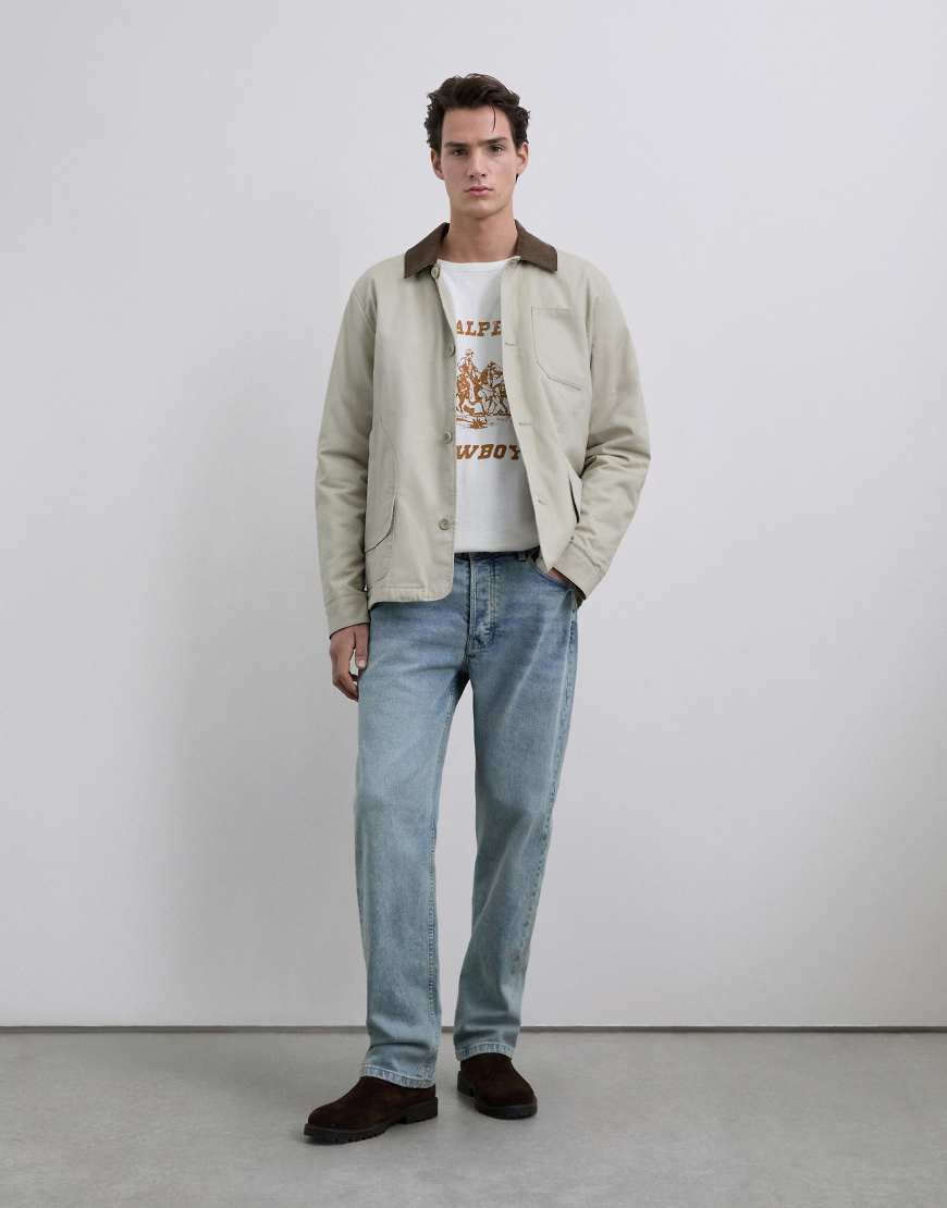 Scalpers - Cowboys - T-Shirt in Wollweiß von Scalpers