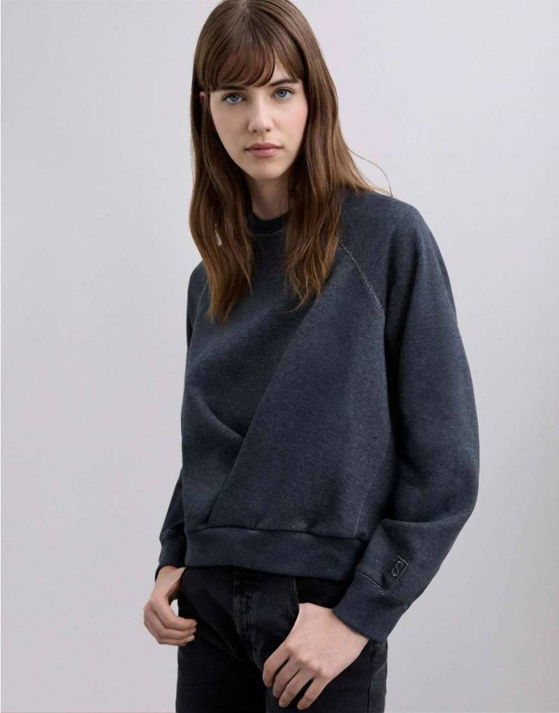 Scalpers - Cross - Pullover in Dunkelgrau von Scalpers