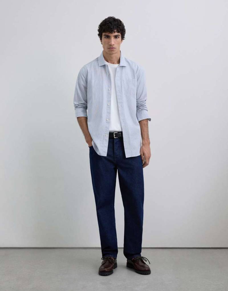 Scalpers - Denim-Jeans mit Cropped-Schnitt-Blau von Scalpers