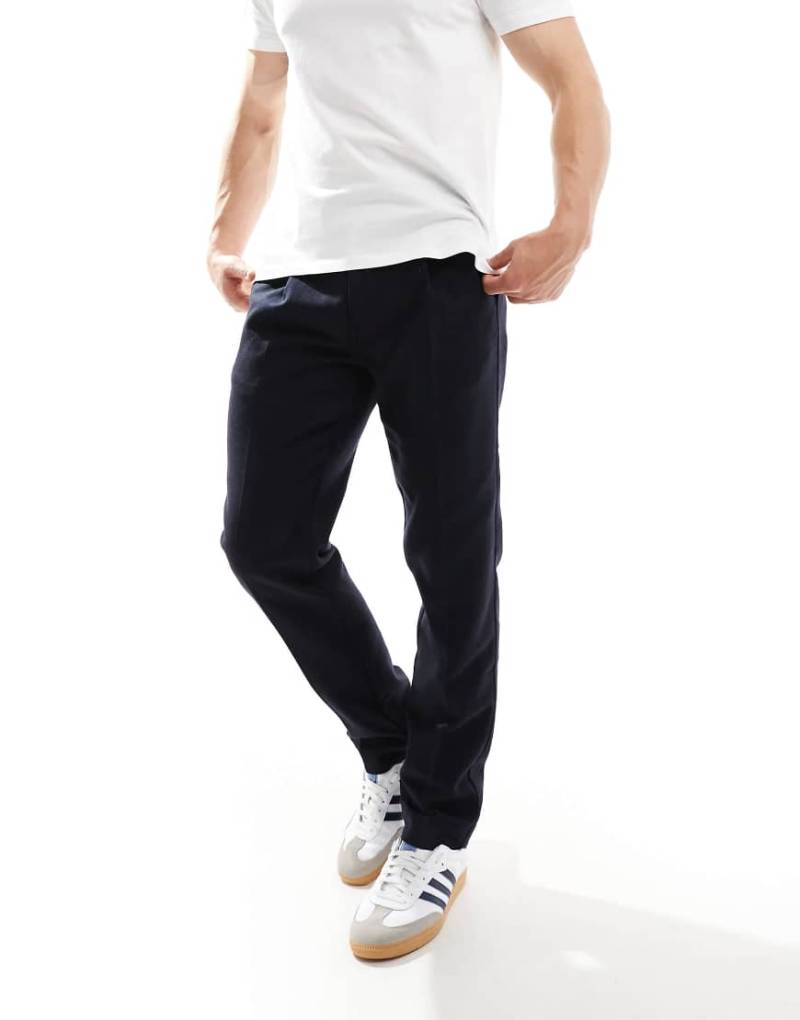 Scalpers - Firenze - Warme Hose in Marineblau von Scalpers