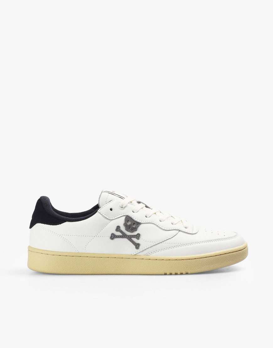 Scalpers - Ford - Sneaker in Weiß/Marineblau-Bunt von Scalpers
