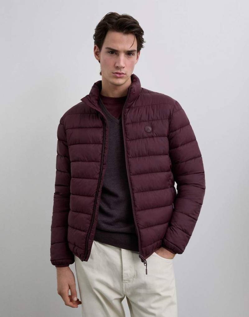 Scalpers - Leichte Pufferjacke in Burgunderrot von Scalpers