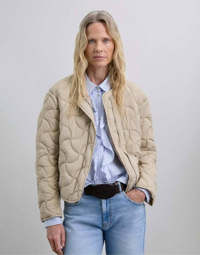 Scalpers - Gstaad - Jacke in Taupe-Neutral von Scalpers
