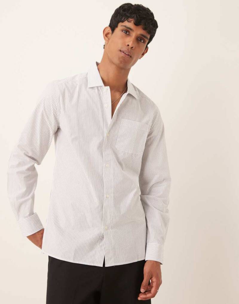 Scalpers - Helsinki - Hemd in Blau mit Streifen-Bunt von Scalpers