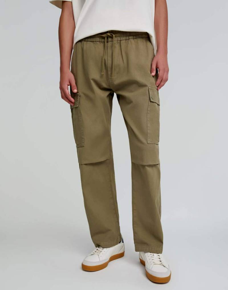 Scalpers - Icon Gannet - Cargohose in Khaki-Grün von Scalpers