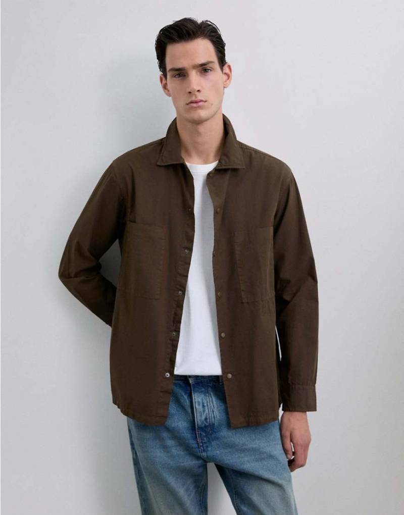 Scalpers - Jason - Hemdjacke in Braun-Brown Scalpers - Jason - Hemdjacke in Braun-Brown von Scalpers