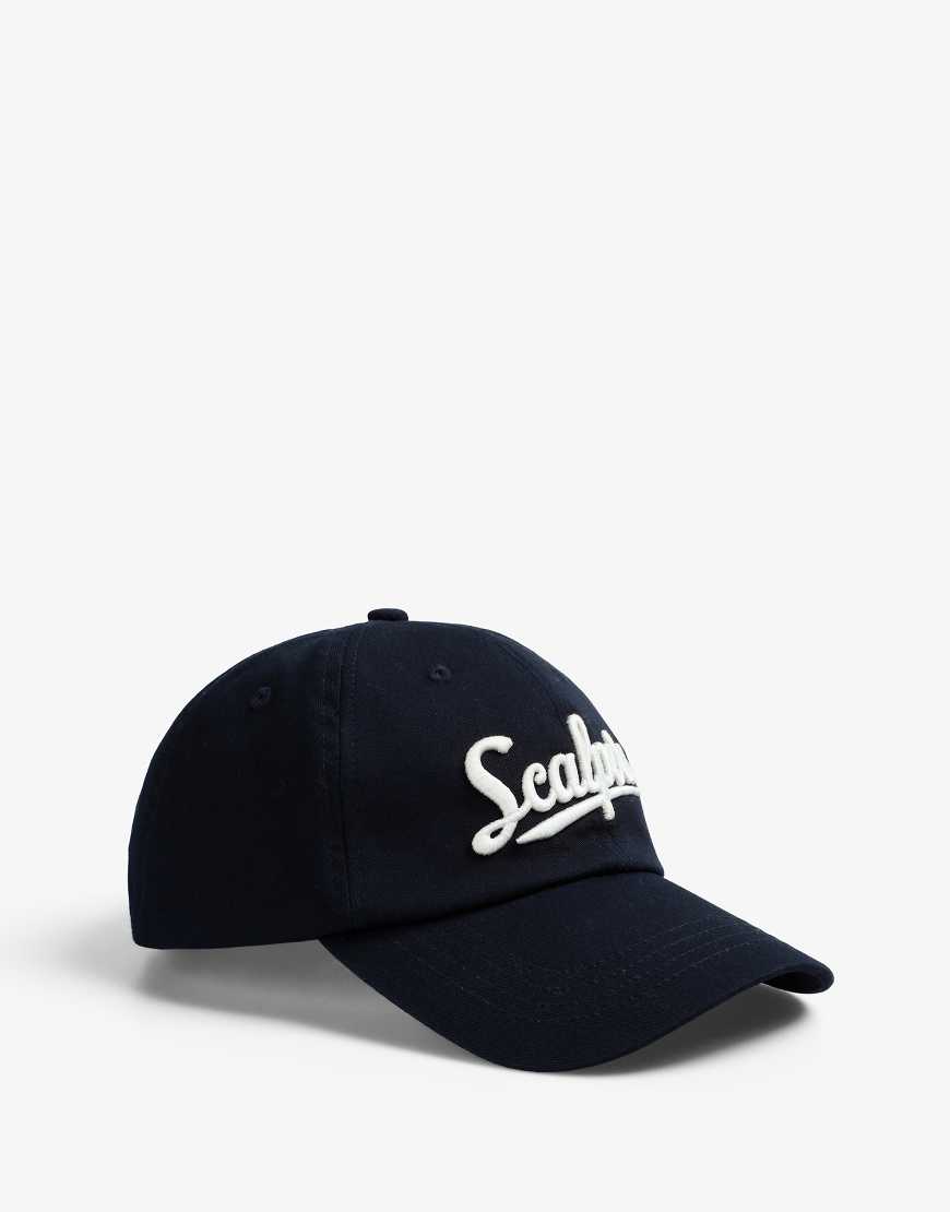 Scalpers - Kappe in Marineblau mit Logo-Stickerei von Scalpers