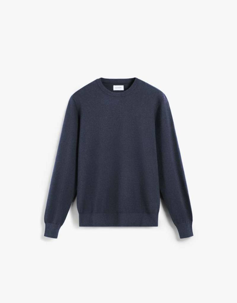 Scalpers - Klassischer Strickpullover in Marineblau mit Rundhalsausschnitt von Scalpers