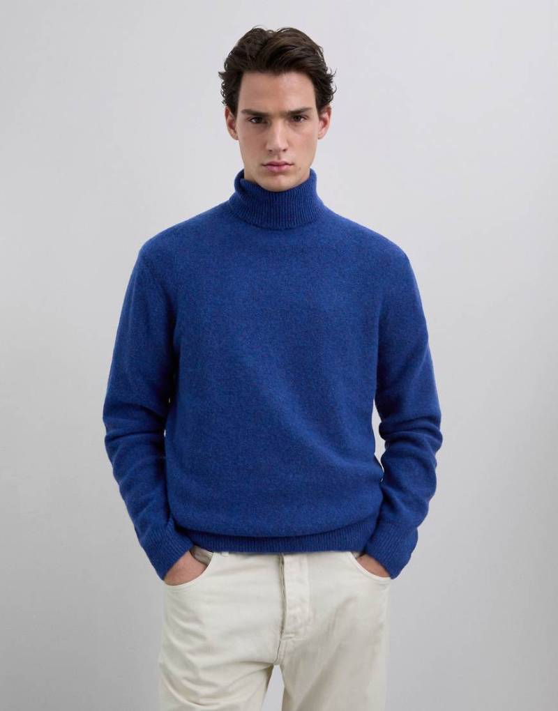 Scalpers - Korsmo - Rollkragenpullover in Blau von Scalpers