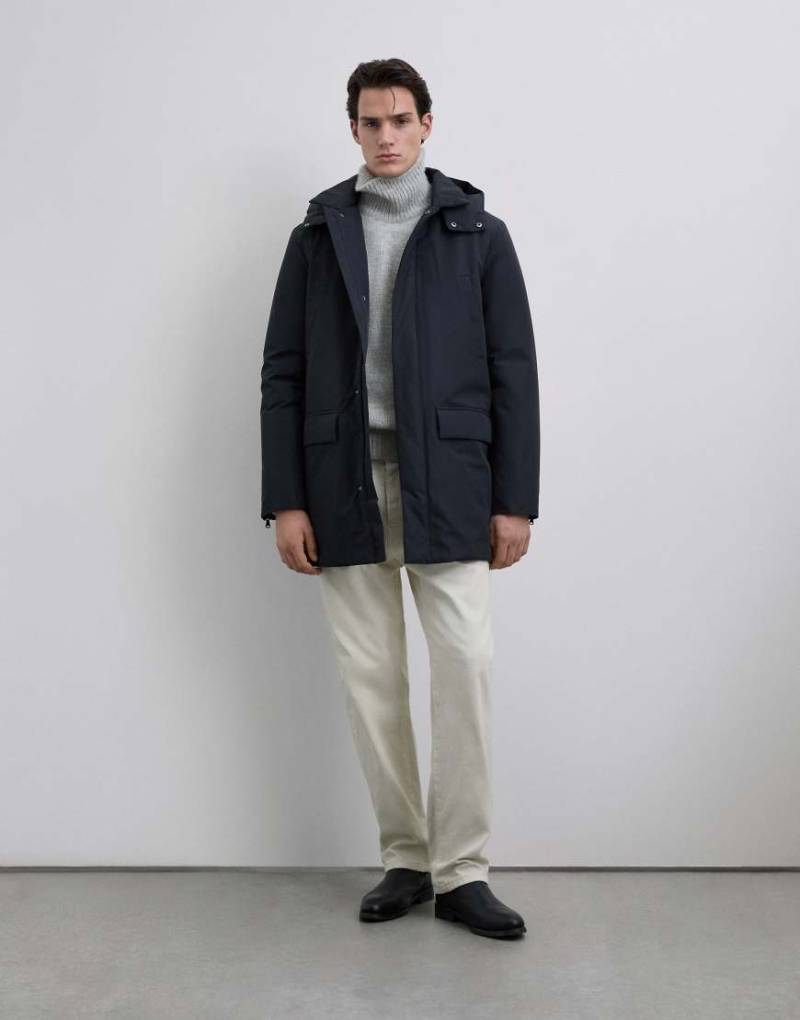 Scalpers - Laser - Parka in dunklem Marineblau von Scalpers