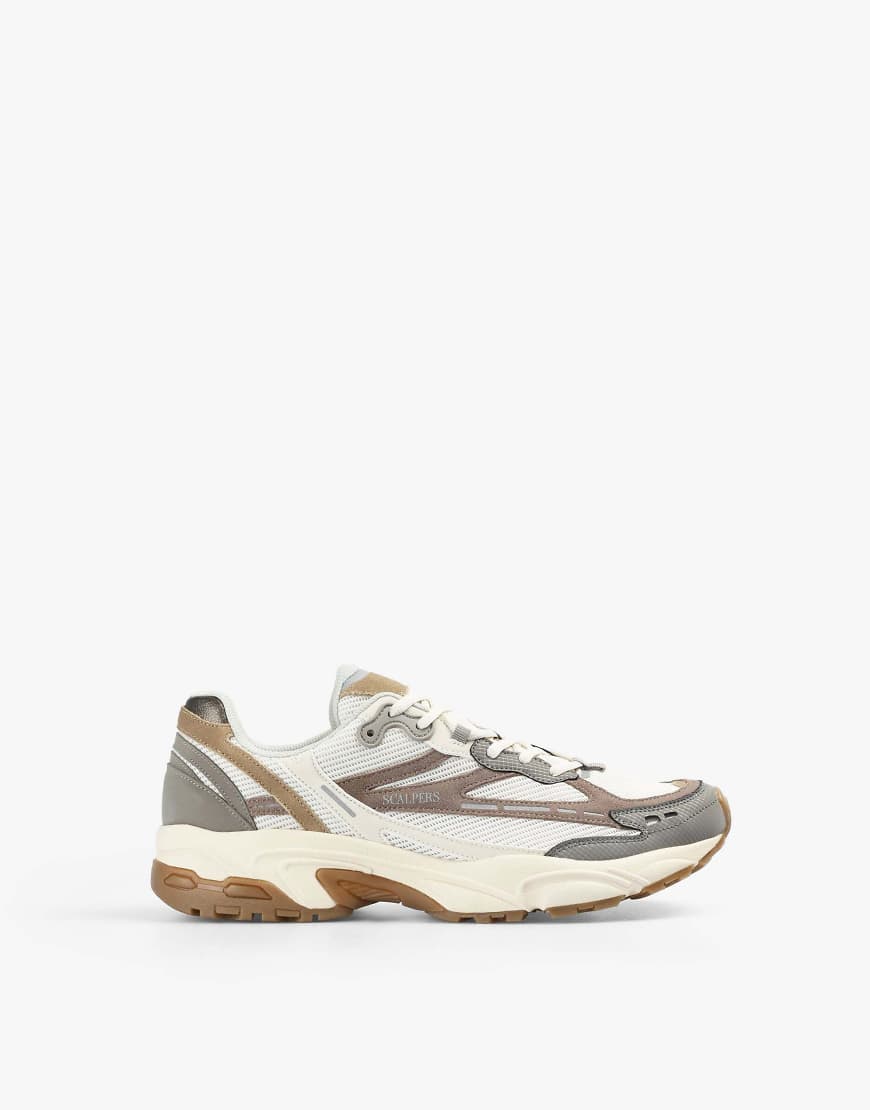 Scalpers - Lewis - Sneaker in Taupe-Neutral von Scalpers